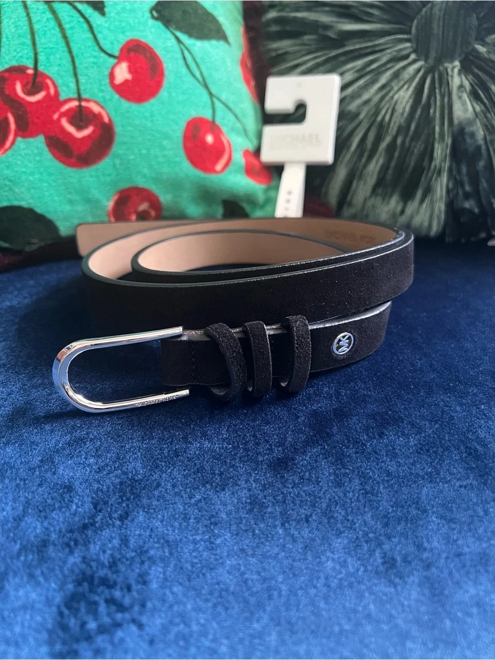 Michael Kors Black Genuine Leather Belt – XL – Brand New 46”